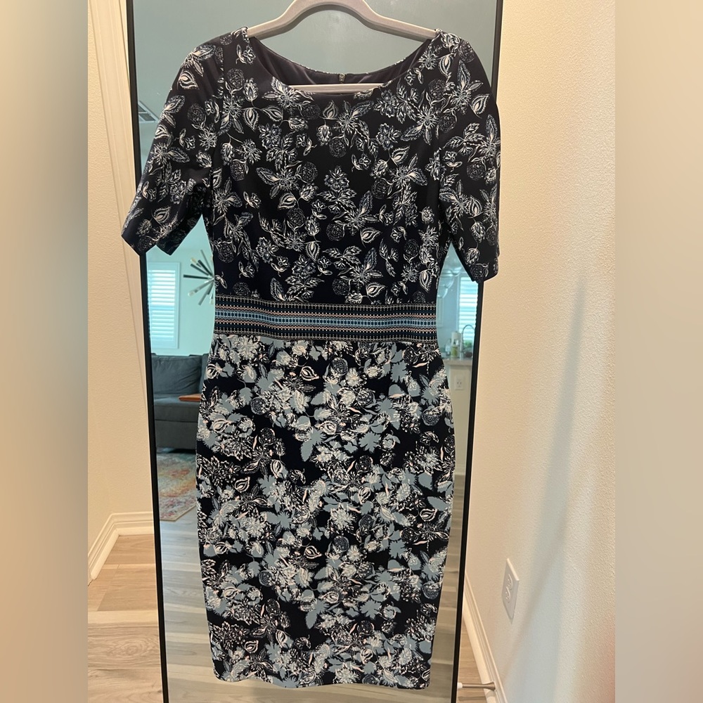 Blue/white Vince Camaro  dress